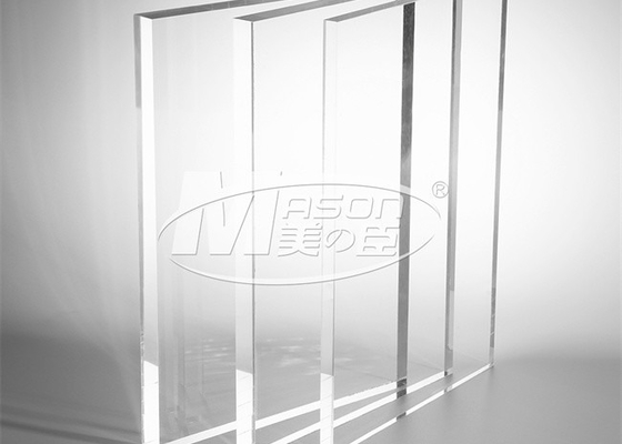 O painel claro transparente do plexiglás moldou a cobertura plástica 1220x2440mm branca acrílica