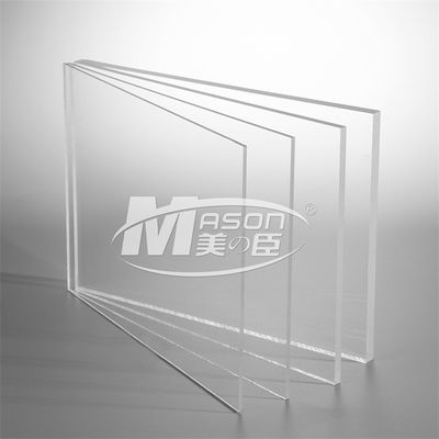 Placa plástica acrílica resistente do risco 4x8 resistente UV do plexiglás
