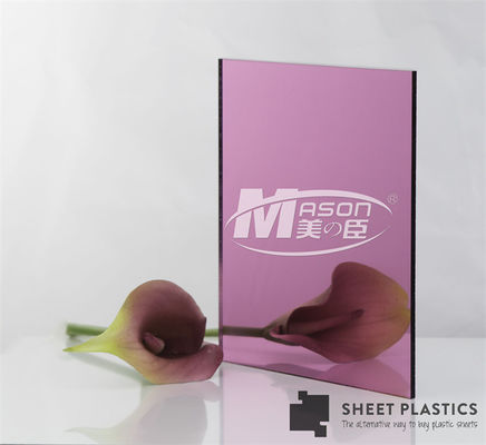 Rolo flexível Rose Gold Mirror Acrylic Sheet 4x8 da folha do espelho