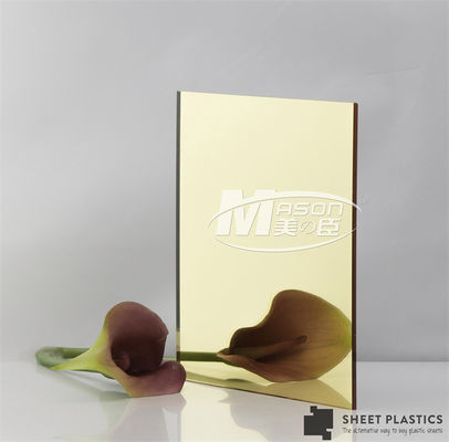 Rolo flexível Rose Gold Mirror Acrylic Sheet 4x8 da folha do espelho