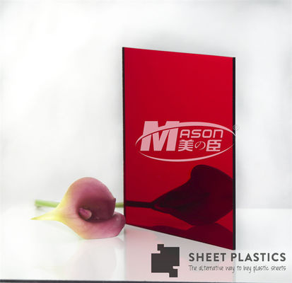 Folha de espelho acrílico de vidro-ouro Folhas de espelho adesivo de plexiglás