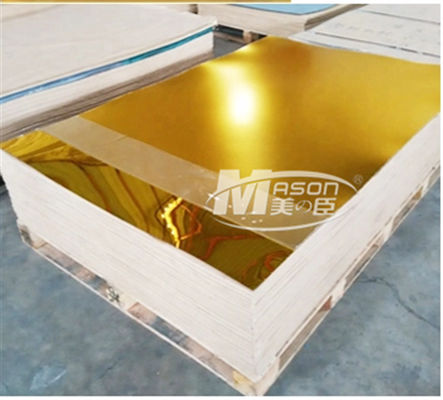 Laser que corta a folha acrílica de prata 1220x1830mm do espelho do ouro PMMA 2mm
