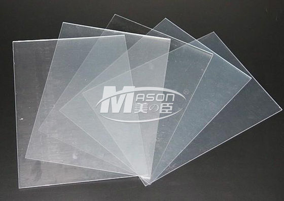 Folhas plásticas transparentes do produto comestível PETG com de alto brilho