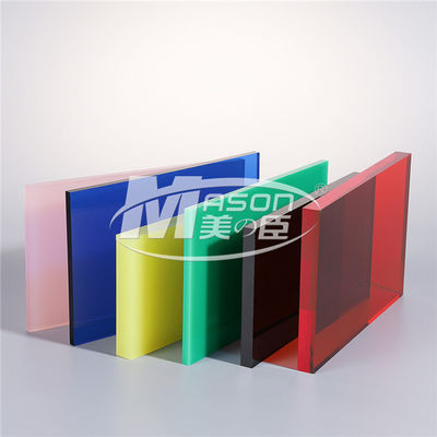 Folha acrílica fluorescente verde amarela vermelha 3mm do molde PMMA 4mm 5mm 4x8ft