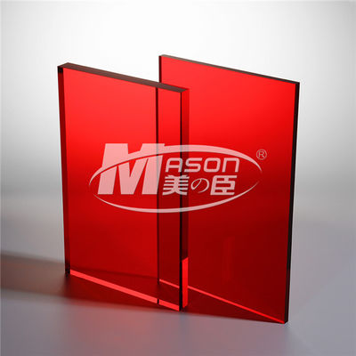 folhas acrílicas do plexiglás da cor 6mm transparente de 5mm 1220x2440mm