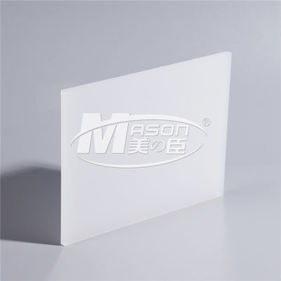 Pés transparentes de Opal White Color Acrylic Sheet 4x8