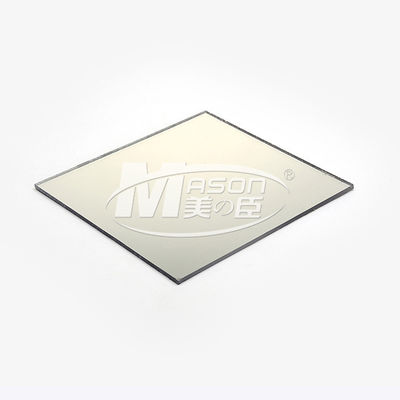 5mm do ouro plástico da folha do espelho de 1220 x de 1830mm lado de prata PMMA um