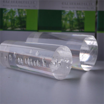 Os tubos acrílicos Ros do comprimento 15cm do diâmetro 4mm expulsam Rod acrílico redondo transparente