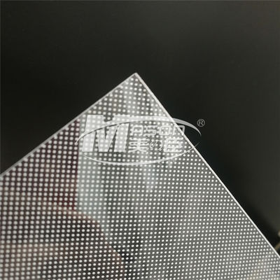 painéis claros acrílicos do diodo emissor de luz de 1mm para o painel uniforme da luz do guia claro do diodo emissor de luz