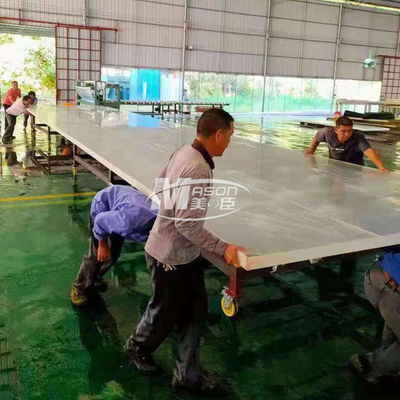folha acrílica do aquário de 8850x3150mm 70mm para a piscina decorativa