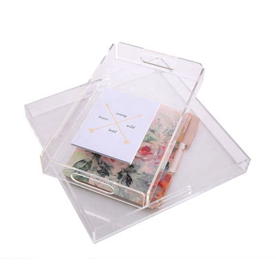 Tamanho acrílico de Tray Acrylic Sheet Cut To do serviço da fabricação acrílica feita sob encomenda do Lucite