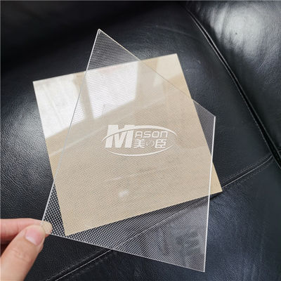 o laser de 3mm 4mm 6mm pontilhou o diodo emissor de luz acrílico LGP da placa de guia claro para a luz de painel do diodo emissor de luz