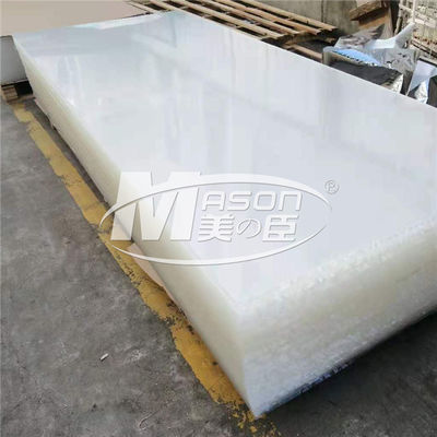 O perspex resistente 6mm 5H do risco endureceu a folha acrílica moldada clara com filme do PE