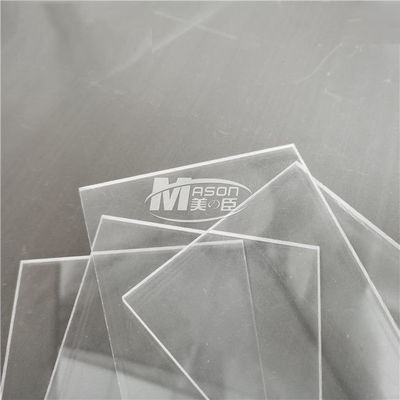 fogo dos pés 4x8 V0 de 5mm - folha acrílica retardadora transparente e cor