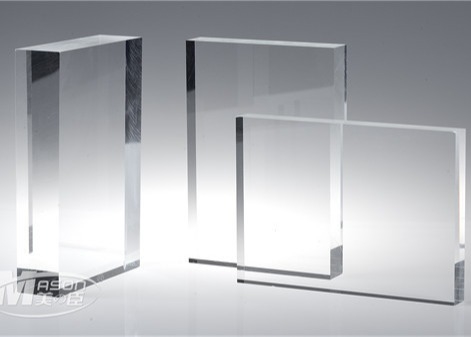 folha de vidro plástica transparente da folha acrílica 1220x2440mm clara de 4mm