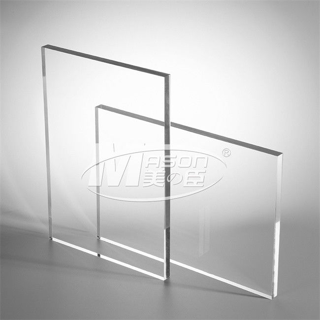 Lustroso alto da folha plástica transparente clara do vidro de acrílico do plexiglás 10mm