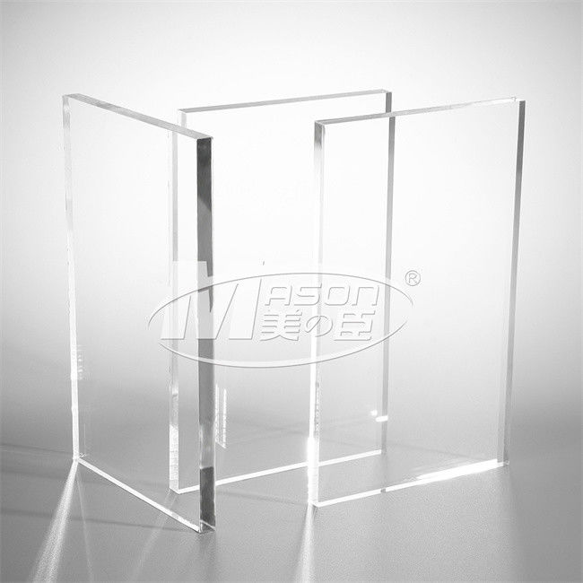 lustroso transparente alto da folha acrílica 1220x2440mm clara de 4mm