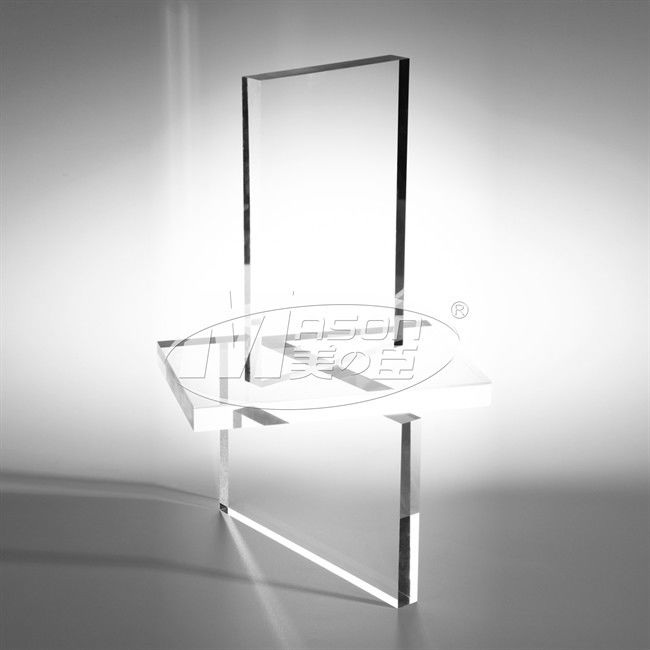 Chama impermeável de 3mm - folha transparente acrílica retardadora para o uso do armário de cozinha
