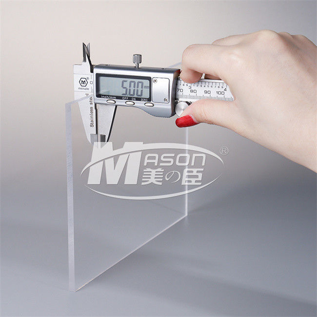 plexiglás acrílico resistente PMMA plástico do risco de 1/4inch 4x6FT