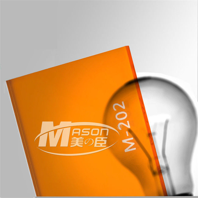 a folha acrílica da cor transparente de 5mm moldou a folha acrílica 1220x1830mm do perspex