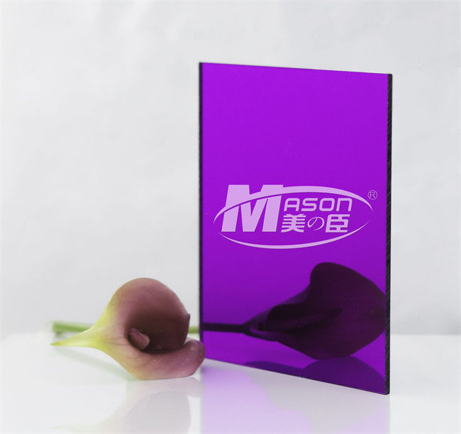 4 pelo corte plástico do espelho de 8 plexiglás para fazer sob medida folhas acrílicas coloridas do espelho do perspex