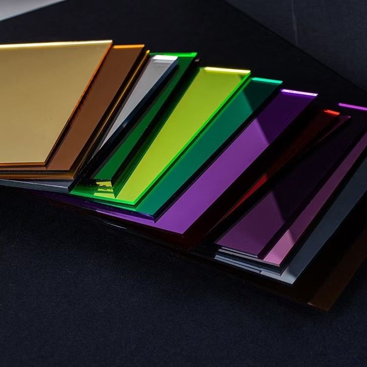 folha acrílica do espelho da folha plástica do espelho do perspex da cor de 1mm para a decoração