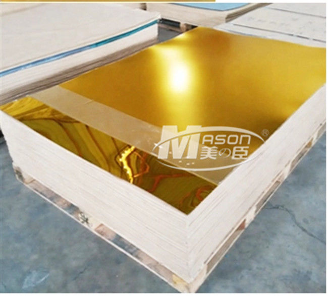 Laser que corta a folha acrílica de prata 1220x1830mm do espelho do ouro PMMA 2mm
