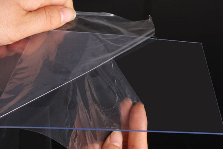 folha plástica rígida 0.5mm transparente da folha 4x8 Ft do PVC de 0.3mm