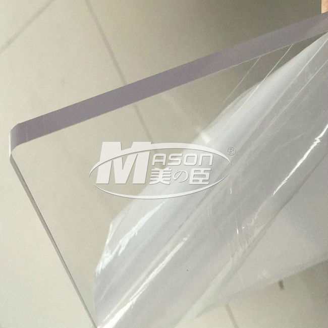 folhas plásticas 0.9mm finas transparentes 1.29g/cm3 de 4x8 Ft PETG