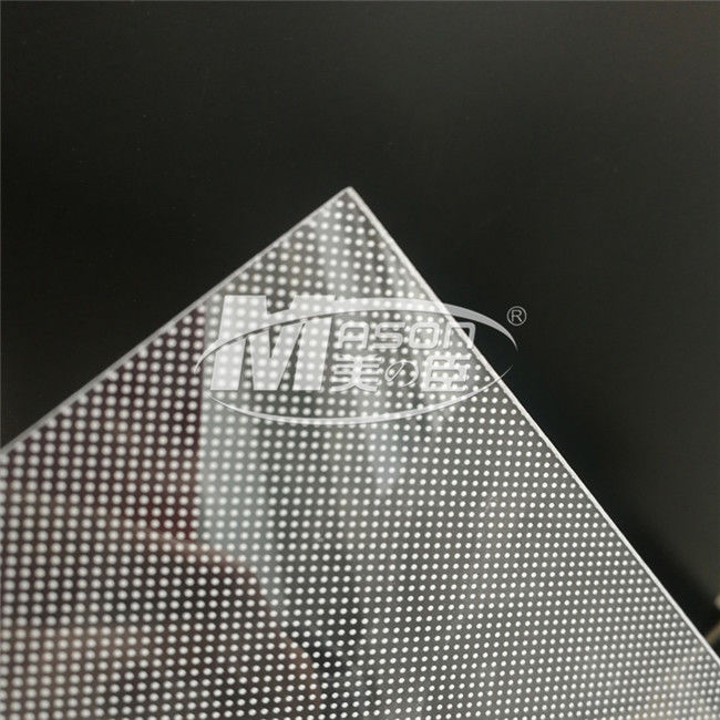 painéis claros acrílicos do diodo emissor de luz de 1mm para o painel uniforme da luz do guia claro do diodo emissor de luz