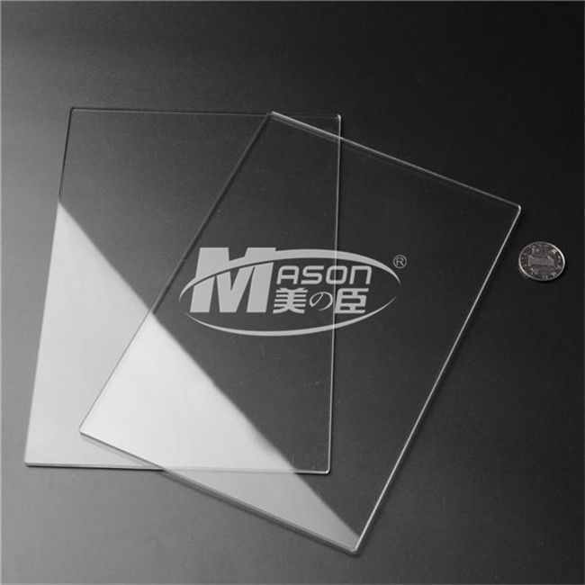 O plástico de Mason Heat Resistant Clear Acrylic cobre Pespex para o protetor do espirro