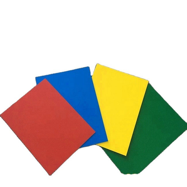 Folhas plásticas coloridas amarelas vermelhas pretas brancas da cobertura de plástico 10 milímetros