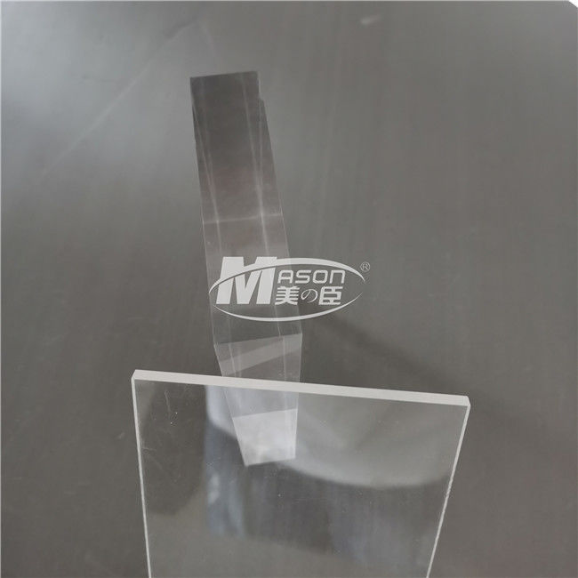 Placa plástica acrílica da folha de vidro clara de alto brilho do perspex de 4x8 Ft